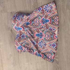 Jantzen Paisley swim tankini size 10